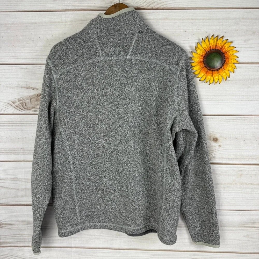 The North Face Mens Gray Full Zip Sweater Fleece Jacket Outdoor‎